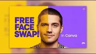 Instant Face Swap Magic - Free Canva Trick! How to Do Face Swap in Canva Tutorial