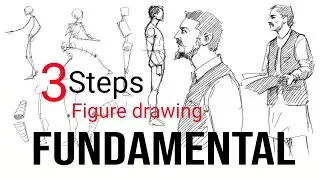 3 steps of fundamental || figure drawing fundamental tutorial for beginners ||