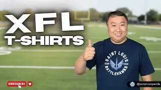 Official XFL Football T-Shirts Unboxing