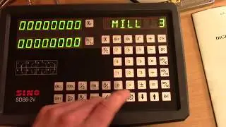 Counterfeit SINO SDS6-2V DRO digital readout and scales