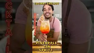 PINEAPPLE GIN SPRITZ #foodie #reels #cocktail #spritz #tragos #drinks #food #gin #yummy #foryou