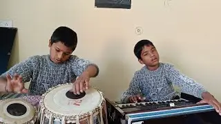 नया तबला भी ले लिया चलो खो जाते है संगीत की दुनियां में@LittlechampChunumunu 