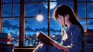 𝗠𝗼𝗼𝗻𝗹𝗶𝘁 𝗥𝗲𝘃𝗲𝗿𝗶𝗲 | Japanese Lofi Dreamscape for Reading & Relaxation 🌙📖✨