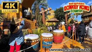 【Experience New USJ Area Open!】 Walking Tour of Donkey Kong Country! Universal Studios Japan