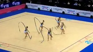 Championnats du Monde Gymnastique Rythmique Stuttgart 12 septembre 2015 Espagne Rubans
