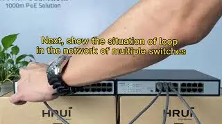 #HRUI&rsquo;s Genius Series #Gigiabit Ethernet Switch- Loop Alarm Function