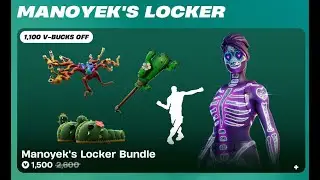 MANOYEK'S LOCKER BUNDLE! - 1/26/2026 Fortnite Item Shop