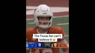 Texas goes three and out on the opening drive 😳