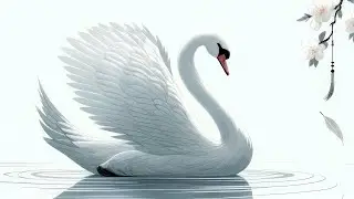 Swan Song of the Enchanted Lake | Bedtime Story With Rain