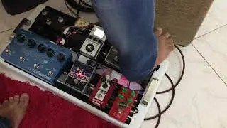 EFR Little Wah + EFX Crunch + ZOOM MS50 G (Simula&ccedil;&atilde;o FD COMBO )