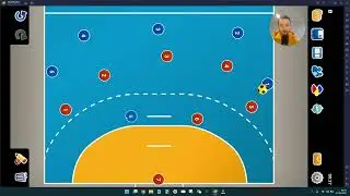 Handball Abwehr - Erklärung der 1:5-Deckung