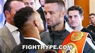 REGIS PROGRAIS STARES DOWN JOSH TAYLOR, WHO GLARES & DEMANDS 