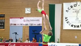 Blintsov, Sinkova - SC Riesa - Mixed Pair - Dynamic - Acro Cup Albershausen 2013
