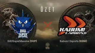 BAUSuperMassive ( SUP ) vs KaBuM! e-Sports ( KBM ) Ma&ccedil; &Ouml;zeti | MSI 2018 &Ouml;n Eleme 4. G&uuml;n