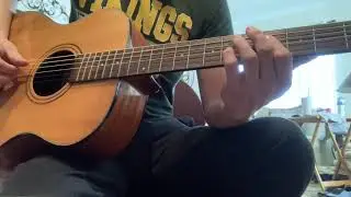 Eric Clampton circus  acoustic guitar lesson