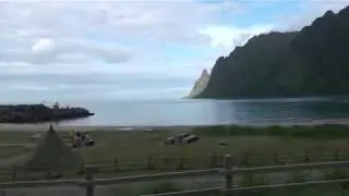 Самый северный в мире песчаный пляж Ersfjord