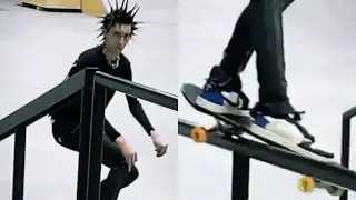 Erik Arteaga Skating in Travis Scott x Fragment Lows 👀