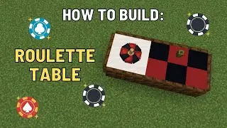 How to Build a Roulette Table in Minecraft I Build Tutorial