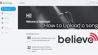 How to upload a song in believe music dashboard || How to get believe music dashboard || Believe.com