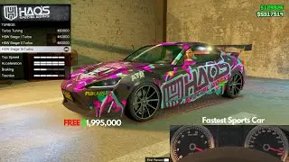 Fastest Sports Car Karin S95 Free Money GTA Online HAOS Cars