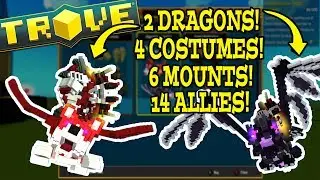 Trove: SO MANY NEW ITEMS AND DRAGONS!!