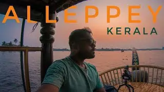 ALLEPPEY KERALA - BACKWATER SUNSET FROM SHIKARA BOAT |ALLEPPEY TOUR GUIDE|BUDGET TRIP TO KERALA 2023