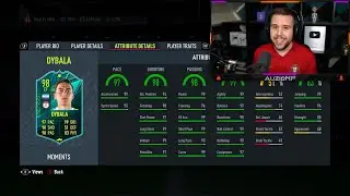 Auzio Reacts to NEW 98 Moments Dybala SBC