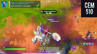 Bounce 3 times on tires without touching the ground Fortnite Nitehare's Hop Awake Questline