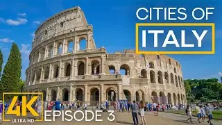 Villes d'Italie en 4K UHD - Vie urbaine calme de Rome, Tivoli, Bologne, Milan, Turin et Parme