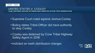 U.S. Supreme Court rules in favor of Crow tribal police