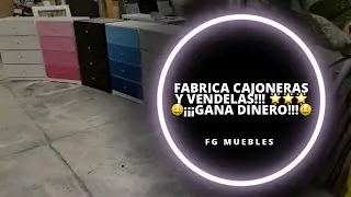 FABRICA CAJONERAS Y VENDELAS!!! 🌟🌟🌟🤑¡¡¡GANA DINERO!!!🤑 #Cajoneras #dinero #dineroextra #carpinteria