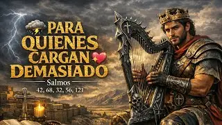⛈️ VERDADES DEL CIELO PARA QUIENES CARGAN DEMASIADO 💞🐑 Salmos que David
