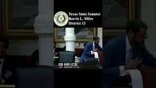 Sen. Borris L. Miles WARNED Texas Legislature HUBs Would be Eliminated
