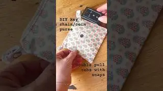 DIY coin purse/key chain. #diynstitch #sewing #diybag #diyprojects
