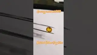Yellow Sapphire #gemstones #certifiedstone #luxurystones #preciousstones #shorts #video #reels