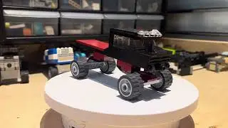 MOC LEGO mini truck with adjustable suspension.