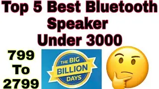 Top 5 Best Bluetooth Speaker under 3000@WhySoTechie @MrLazyTech @Purecast9 @Top5best