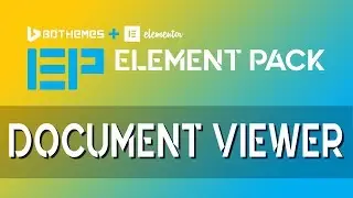 Document Viewer | Element Pack | Add-On for Elementor