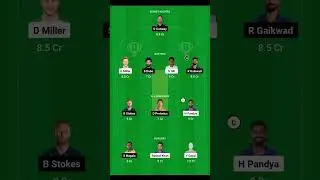 Chennai Super Kings v/s Gujarat Giants |My Perfect 11|