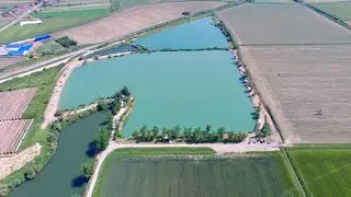 Lake Vladislavci From Above, 4k Video