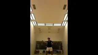 Squash-Sports-more than 3 minutes non-stop wall practice. Zero foot movement, no  bounce-Ghaus-PSA