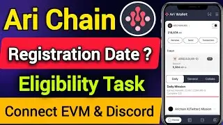 Ari Wallet Registration Date Announce || Ari Wallet Listing Date Wallet Connect Update