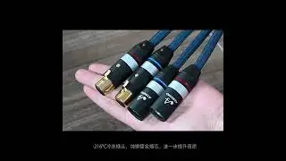 HIFI xlr cable occ silver plated 2xlr balance cable
