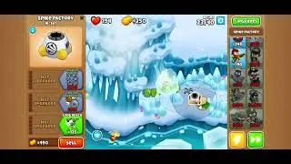 Bloons TD6 | Glacial Trail - easy mode