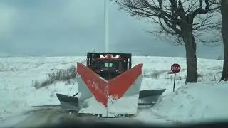 Town of Fairfield Mack RM with a Viking V Plow