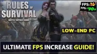 How to reduce FPS DROP In Rules Of Survival!!!