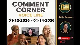 GH Comment Corner Voiceline For 01-12-2026 & 01-14-2026 General Hospital Review Today &ndash;GH Spoilers