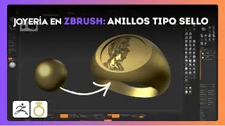 Anillo Sello en ZBrush (Joyer&iacute;a 3D)