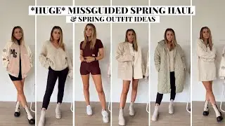 HUGE SPRING MISSGUIDED TRY ON HAUL 2022 | SPRING WARDROBE ESSENTIALS & OUTFIT IDEAS | jessmsheppard