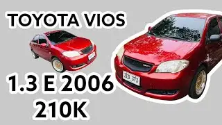FOR SALE TOYOTA VIOS E 1.3 2006 MODEL MANUAL ALLPOWER 210k ONLY